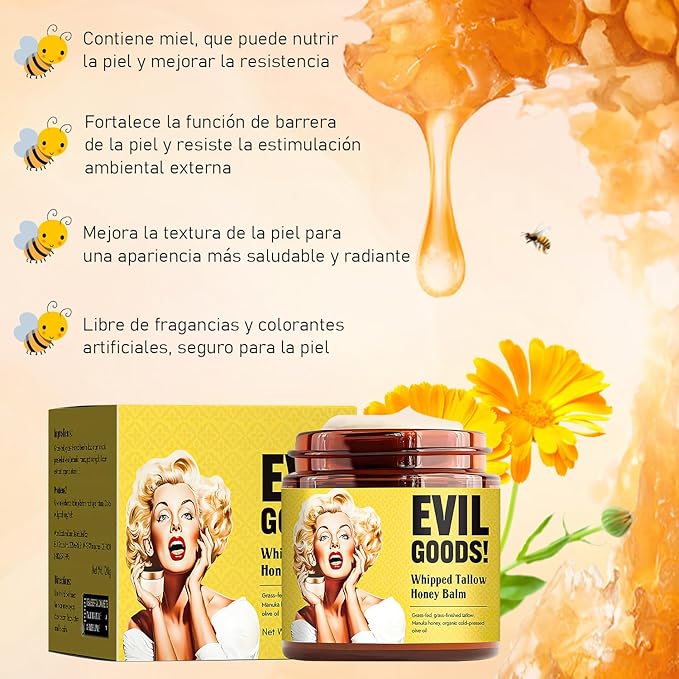 EVIL GOODS! frasco de vidrio