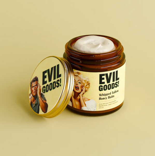 EVIL GOODS! frasco de vidrio
