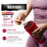 Creatina para Mujer Old School Labs – 5 g Creatina + 2 g Colágeno + 1 g BCAA (30 porciones, sin sabor) 6