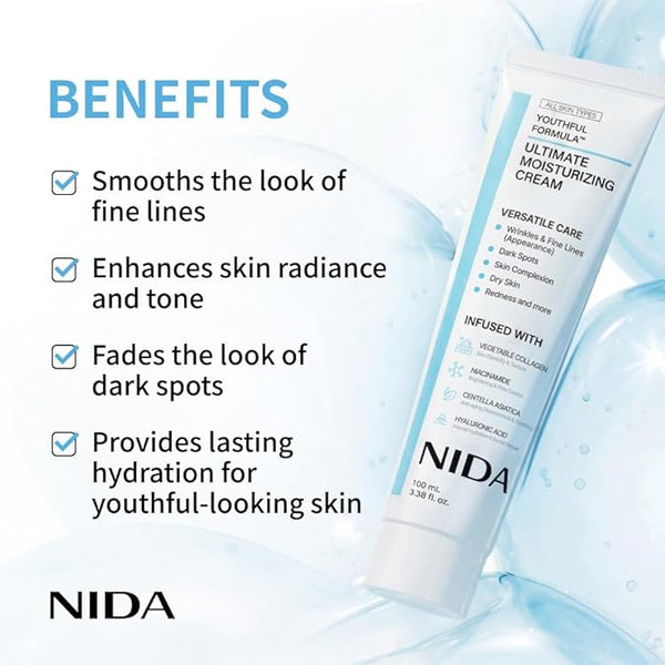 NIDA Youthful Formula — Crema Hidratante Coreana 100ml