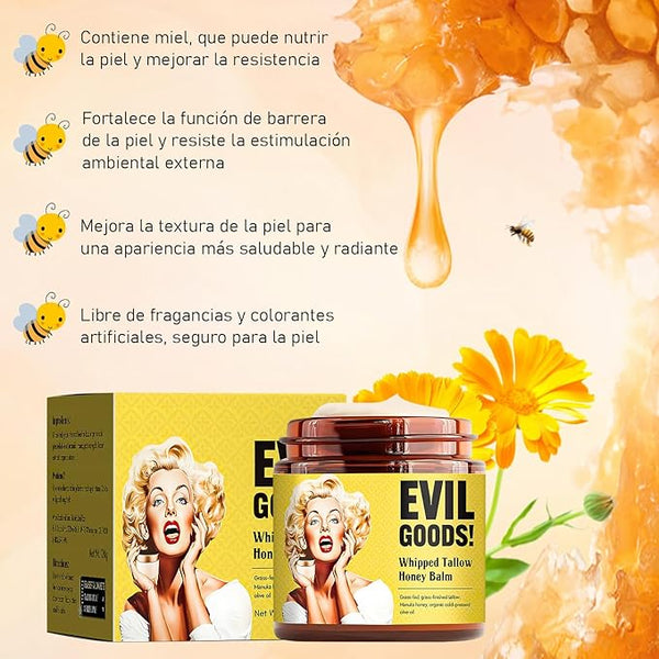 EVIL GOODS! frasco de vidrio