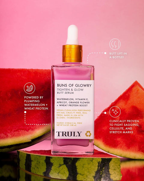 Truly Buns of Glowry — Sérum Reafirmante de Glúteos